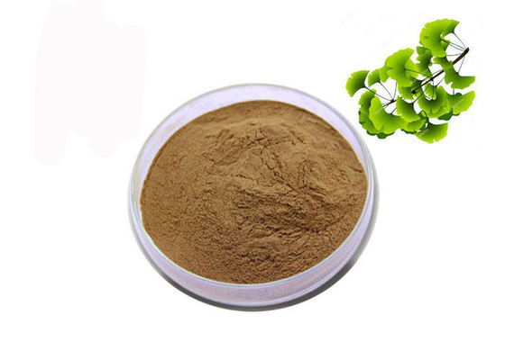Van de Bladerenginkgo Biloba van CAS 90045-36-6 Organisch Droog het Uittrekselpoeder leverancier