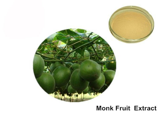 Van het de Monniksfruit van 40% Mogroside Organisch Natuurlijk het Zoetmiddelpoeder leverancier